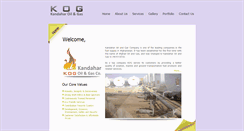 Desktop Screenshot of kog.kandahargroup.af